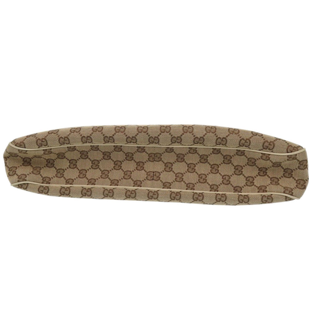 GUCCI Tote Bag 121023 GG canvas, leather beige