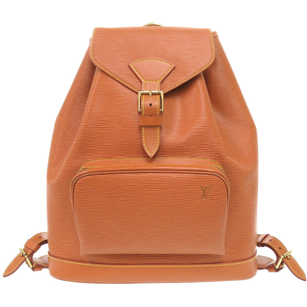 LOUIS VUITTON Backpack Epi Leather Zipang gold Epi MontsourisGM