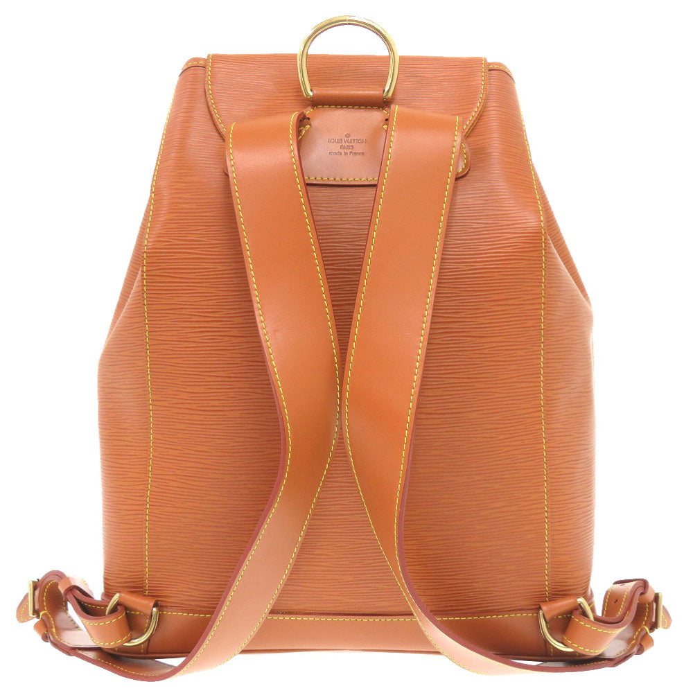 LOUIS VUITTON Backpack Epi Leather Zipang gold Epi MontsourisGM