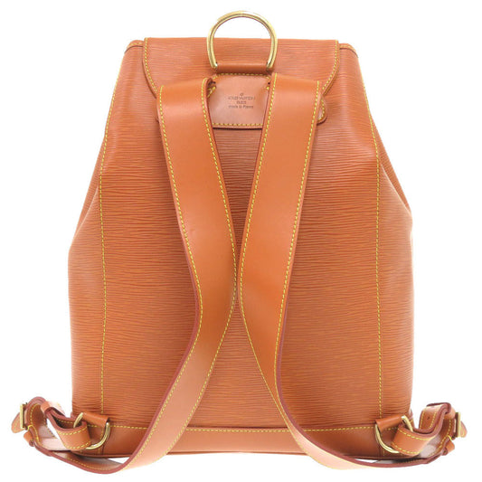 LOUIS VUITTON Backpack Epi Leather Zipang gold Epi MontsourisGM