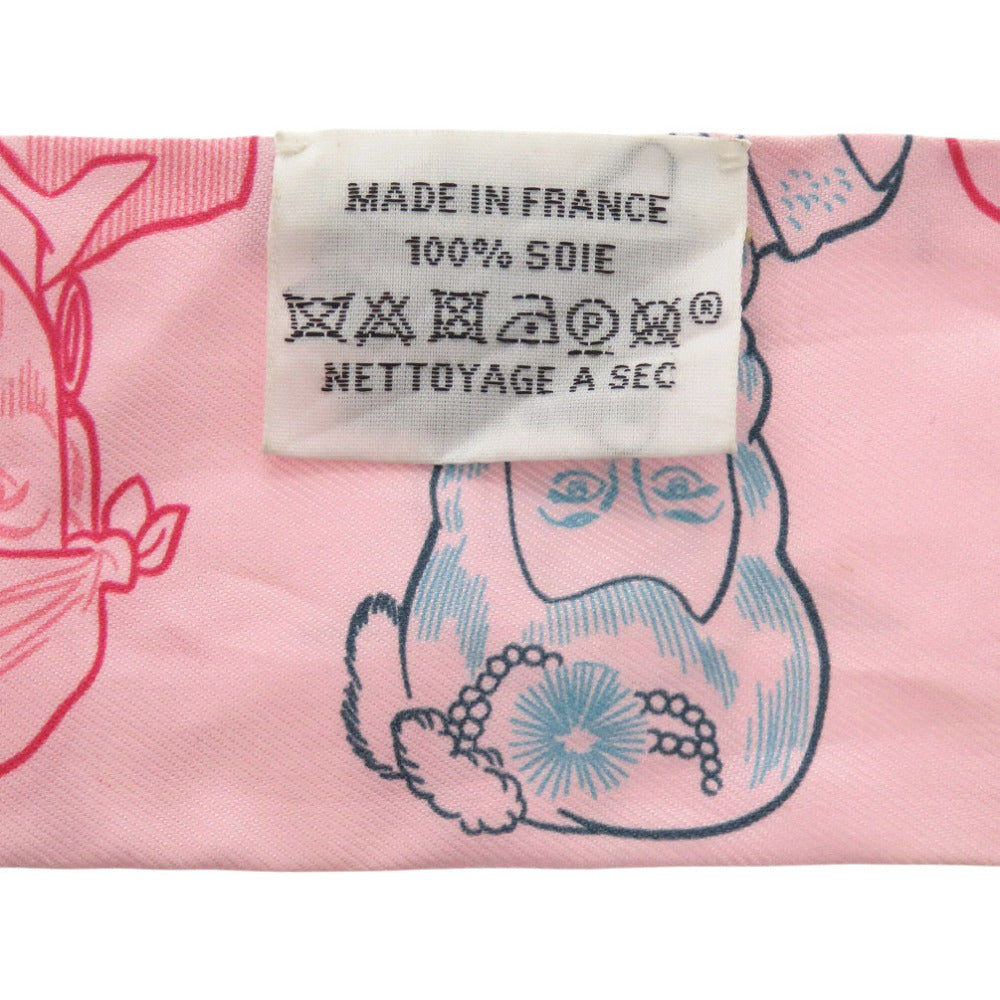 HERMES scarf 063780S silk Roseper Twilly DRESSE CODE Women Used