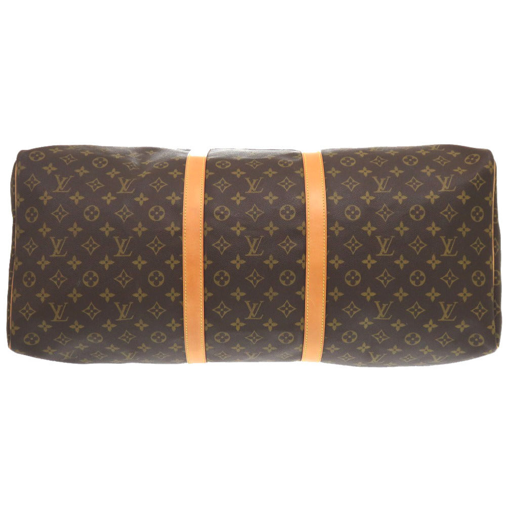 LOUIS VUITTON Boston Duffel bag M41422 Monogram canvas Brown Monogram Keepall 60 mens Used