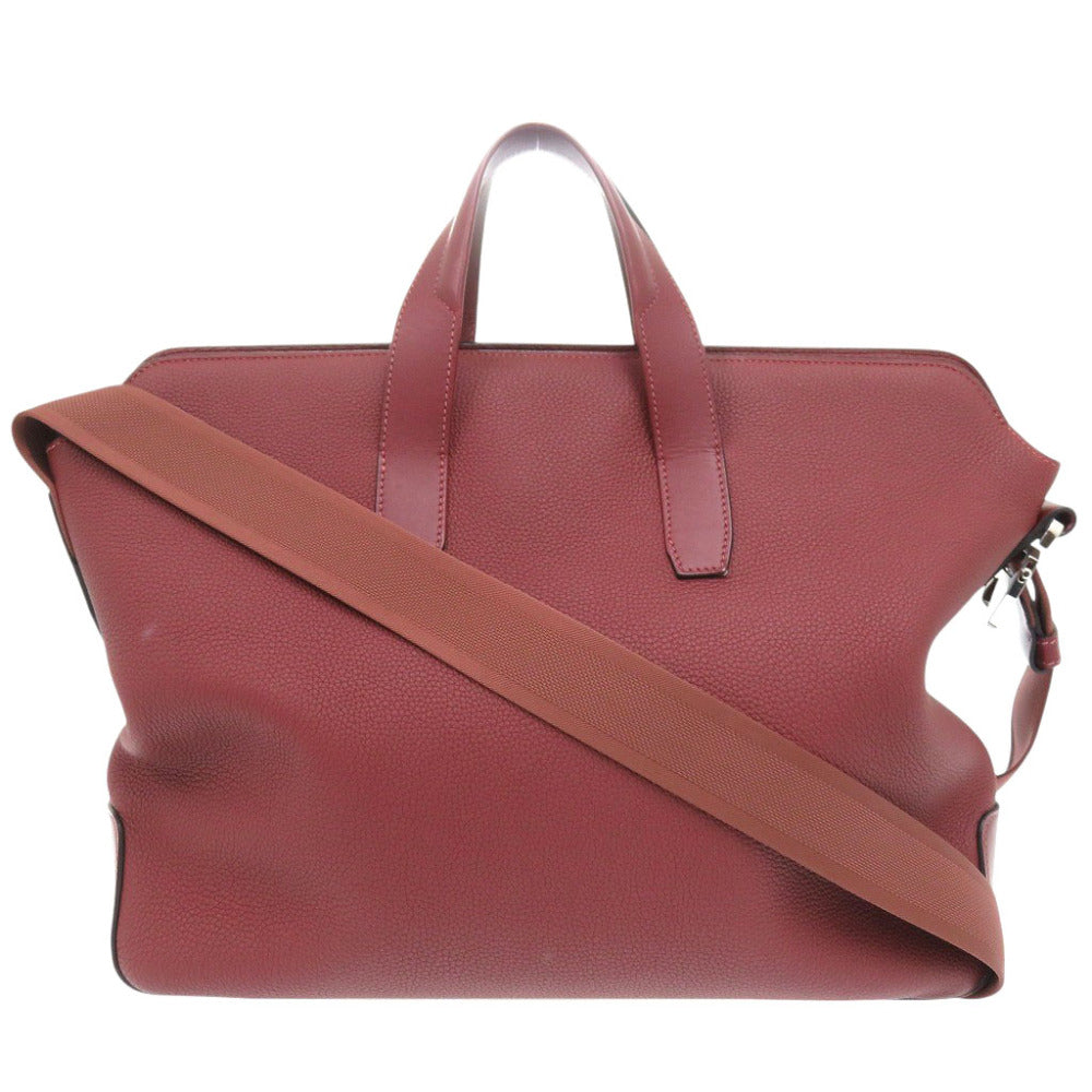 HERMES Tote Bag Togo Rouge grena Porto Document City News