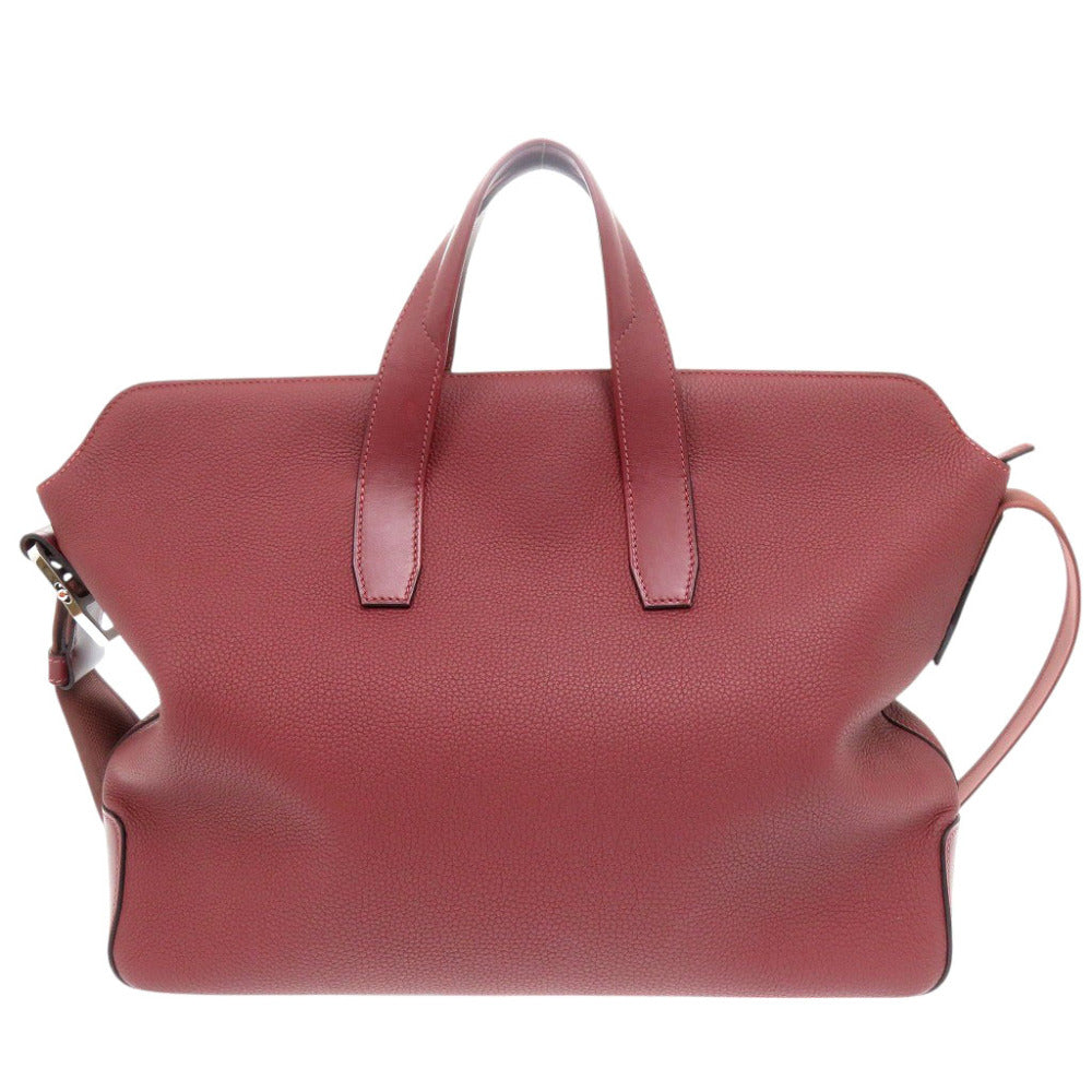 HERMES Tote Bag Togo Rouge grena Porto Document City News