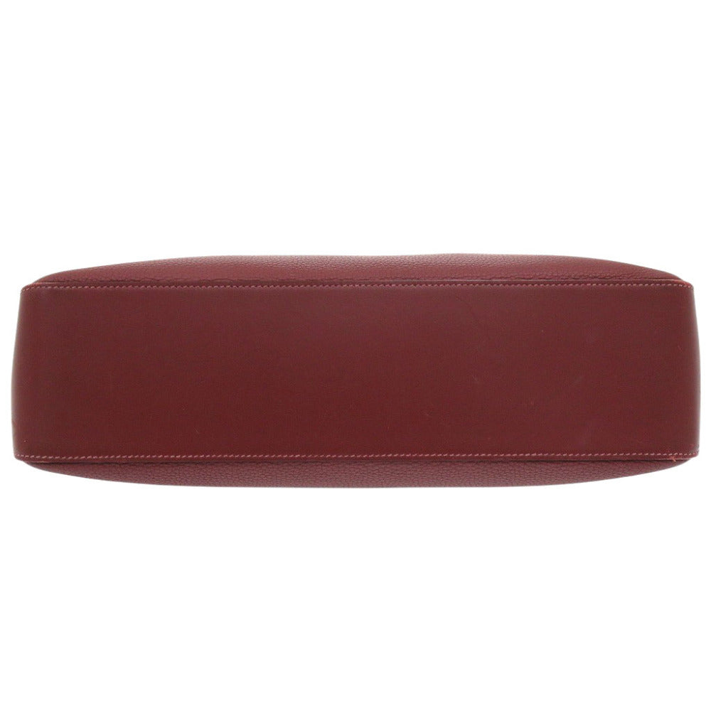 HERMES Tote Bag Togo Rouge grena Porto Document City News