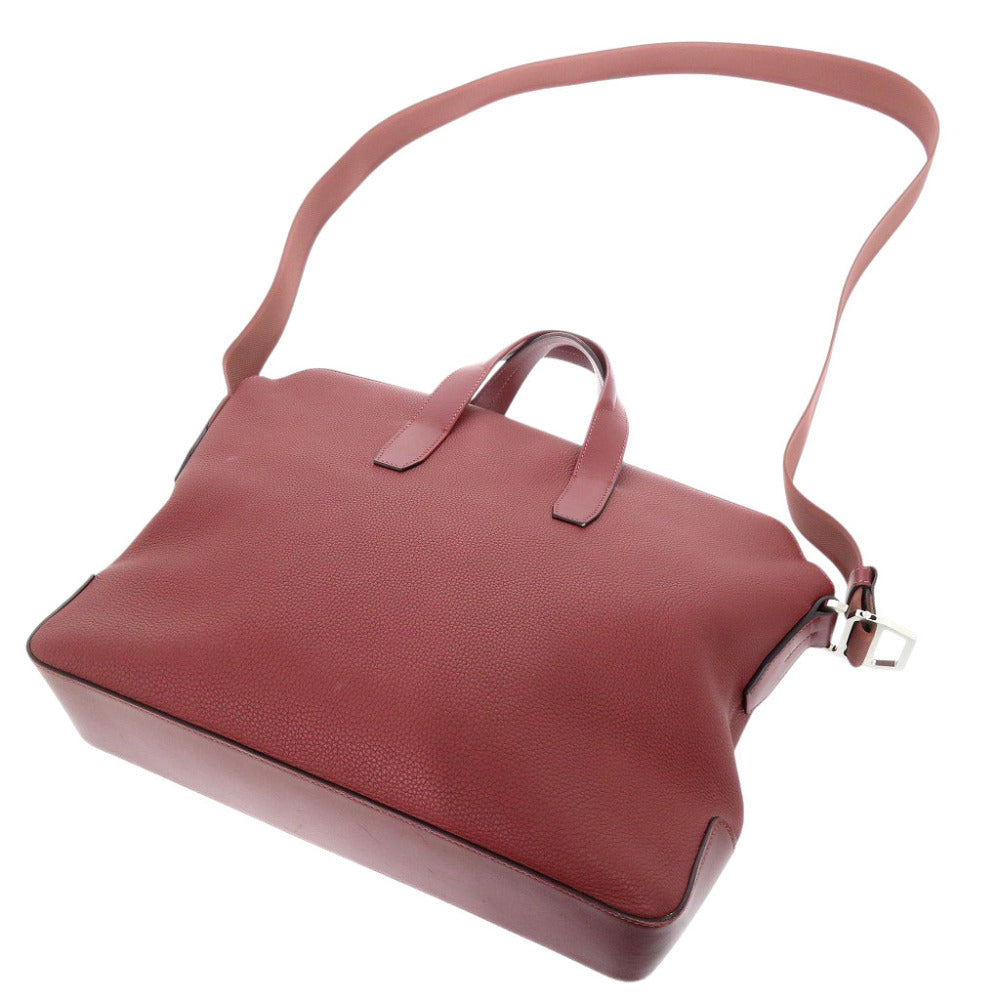 HERMES Tote Bag Togo Rouge grena Porto Document City News