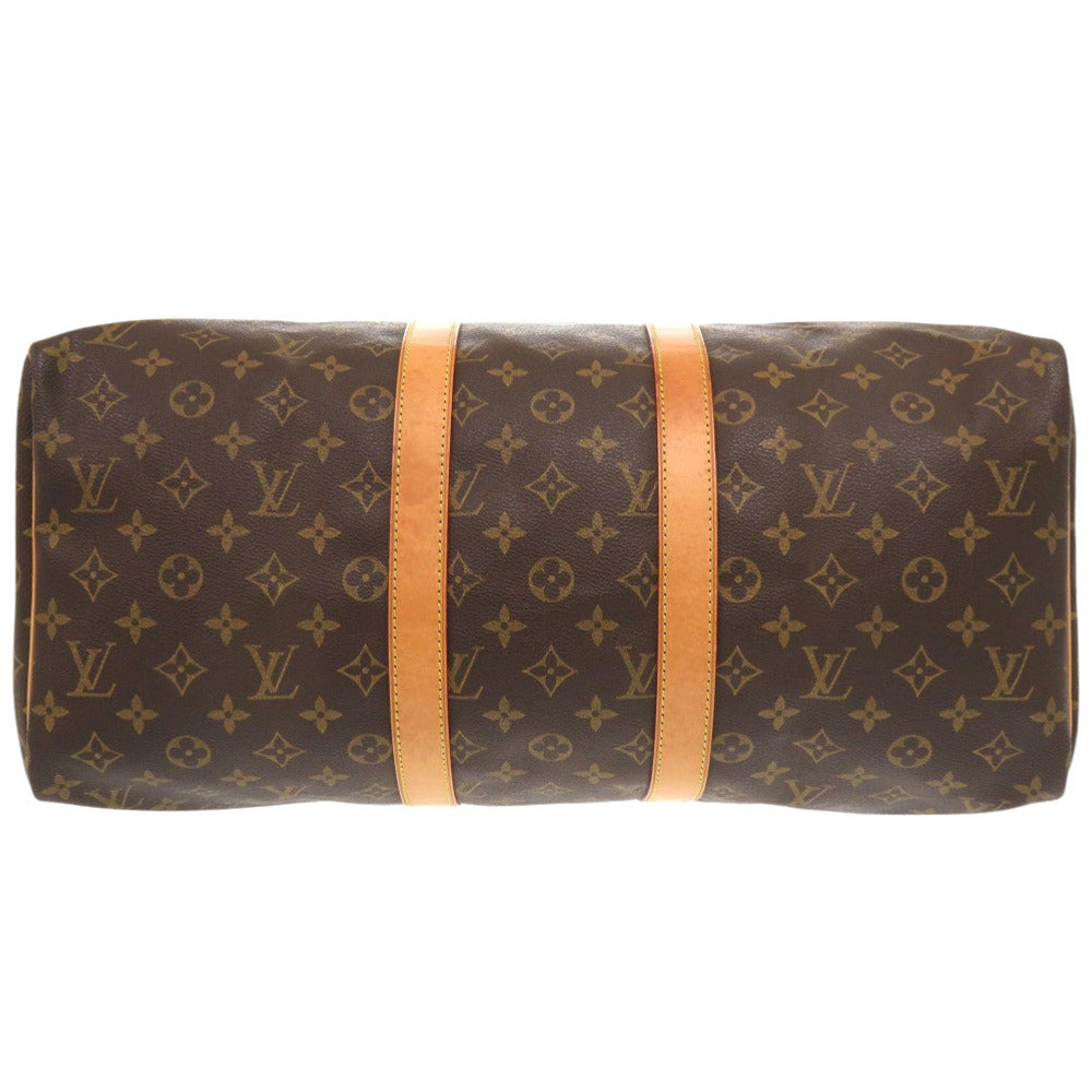 LOUIS VUITTON Boston Duffel bag M41428 Monogram canvas Brown Monogram Keepall 45 mens Used