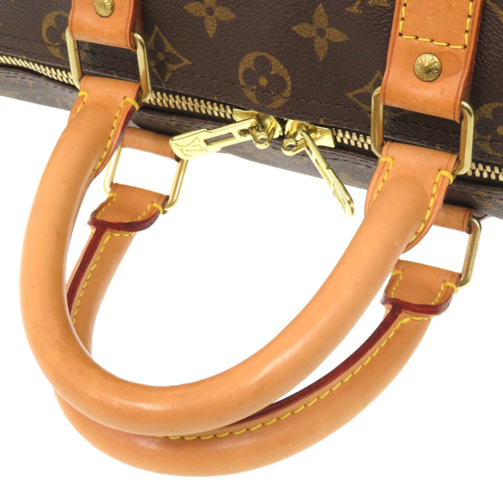 LOUIS VUITTON Boston Duffel bag M41428 Monogram canvas Brown Monogram Keepall 45 mens Used