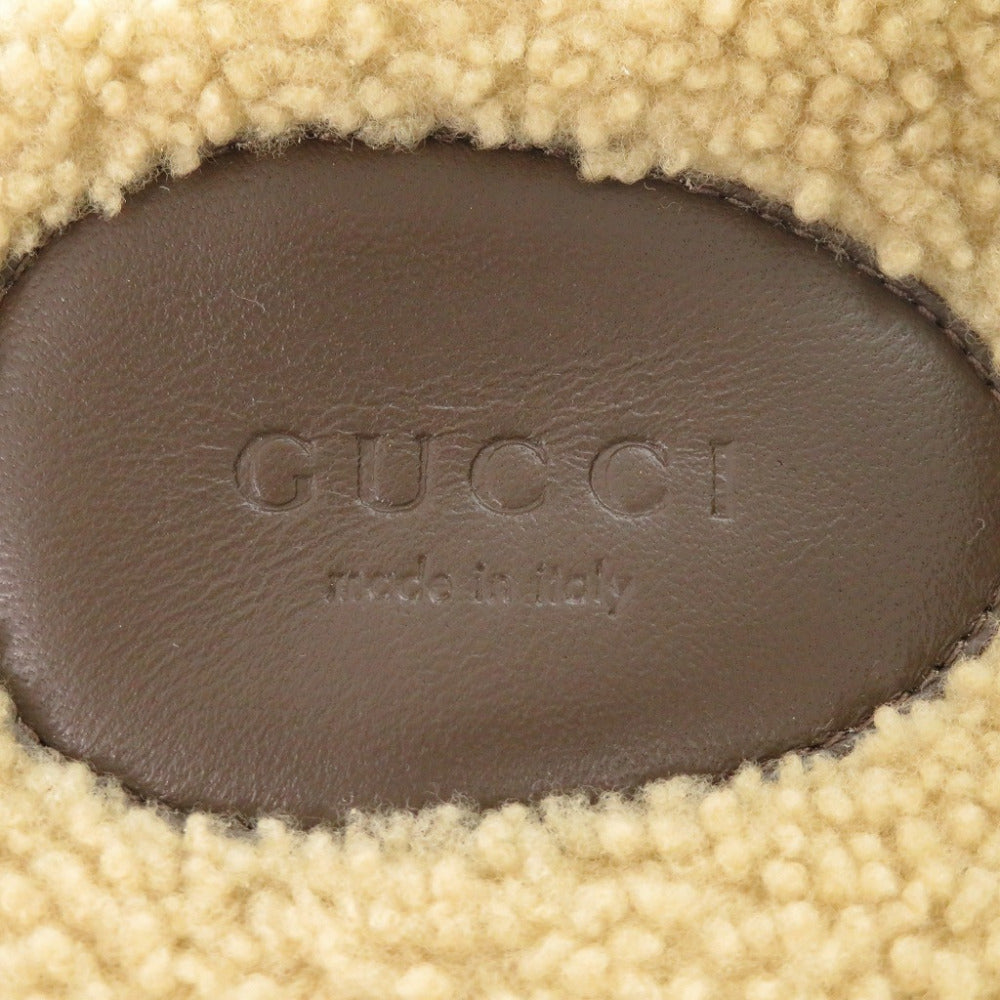 GUCCI Sandals 679948 Mouton beige The North Face collaboration 34