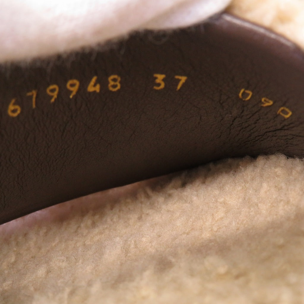 GUCCI Sandals 679948 Mouton beige The North Face collaboration 37