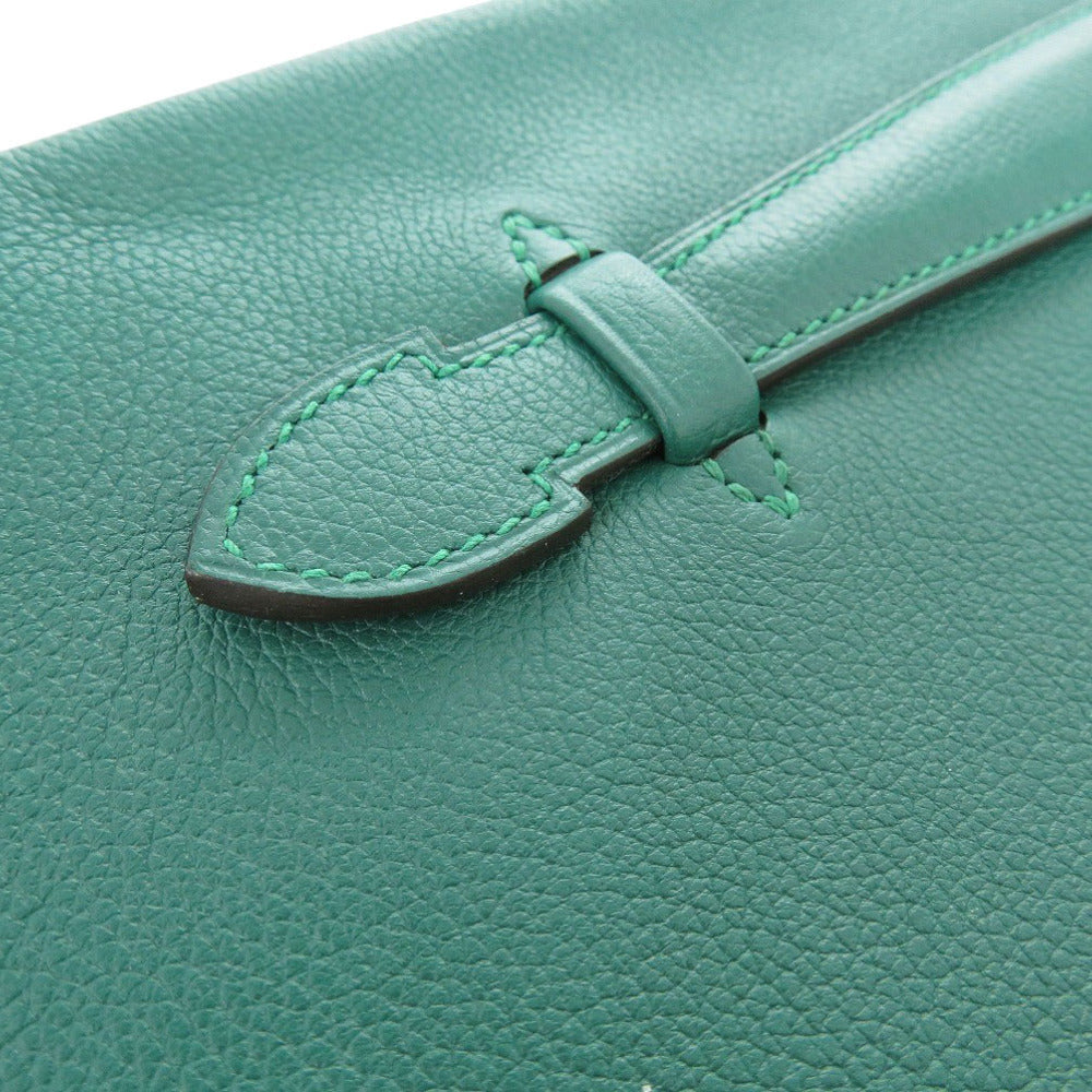 HERMES Clutch bag Evercolor Malachite Pre-Pla 33