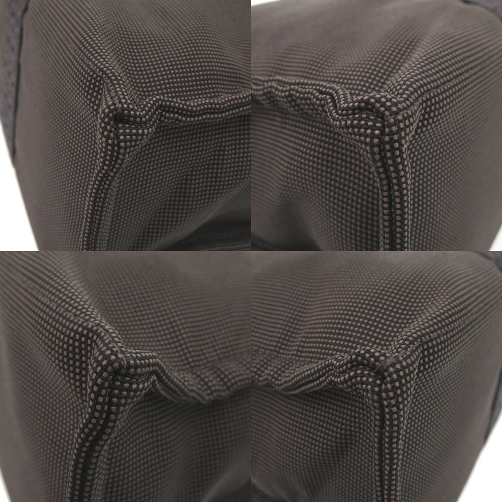 HERMES Tote Bag canvas gray Her Line Tote MM mens Used