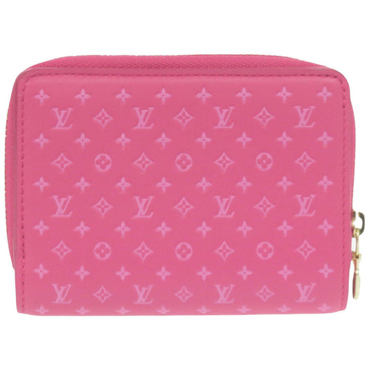 LOUIS VUITTON Bifold Wallet M82357 Calfskin pink Monogram Portefeuille Lou