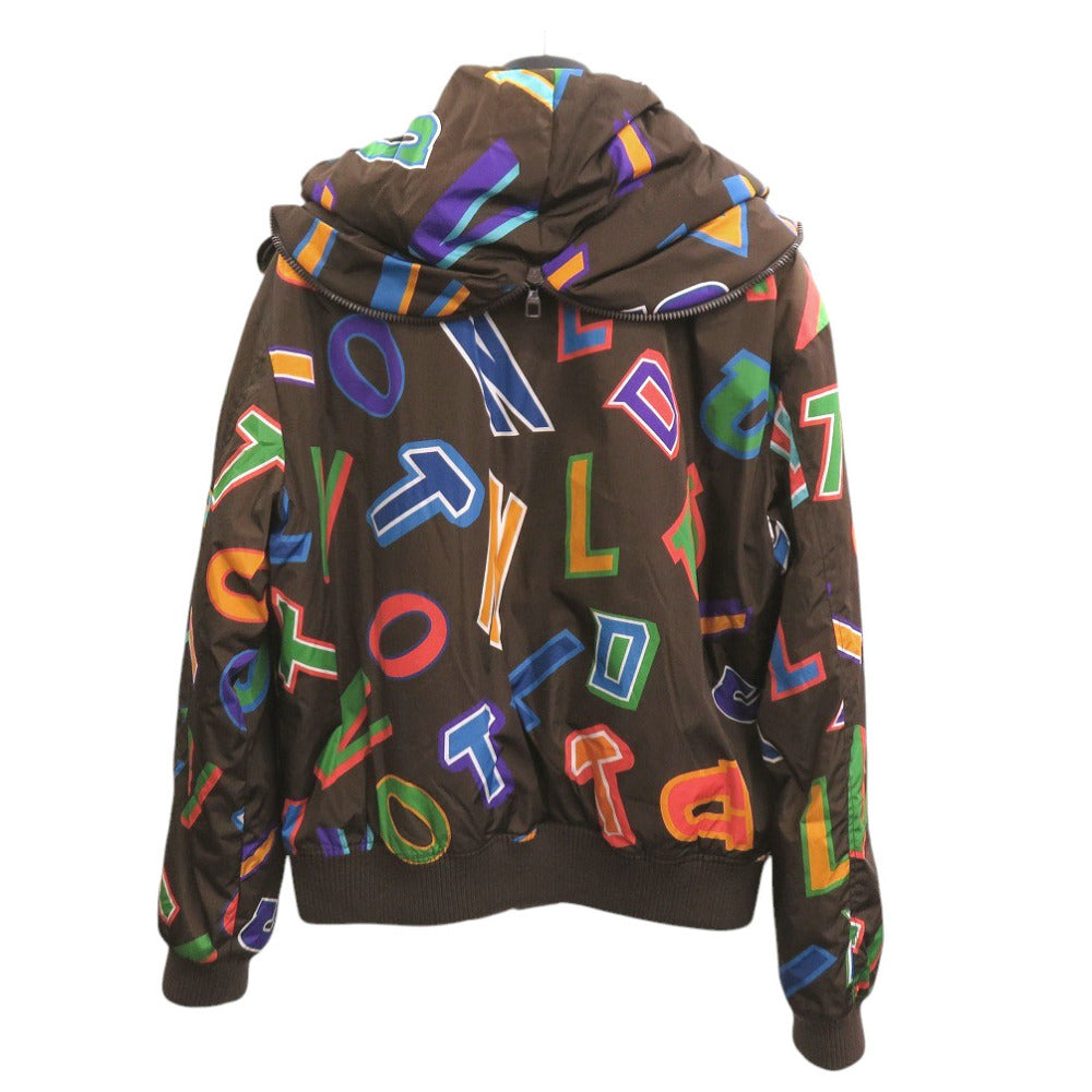 LOUIS VUITTON Blouson RM212M Nylon Brown 21AWxNBA Letter Nylon Blouson 48