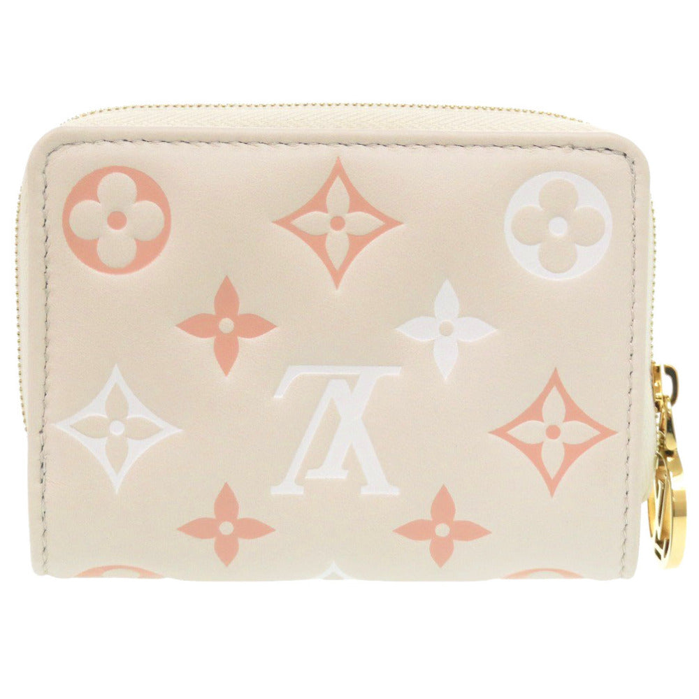 LOUIS VUITTON Bifold Wallet M82291 leather beige Monogram Portefeuille Lou