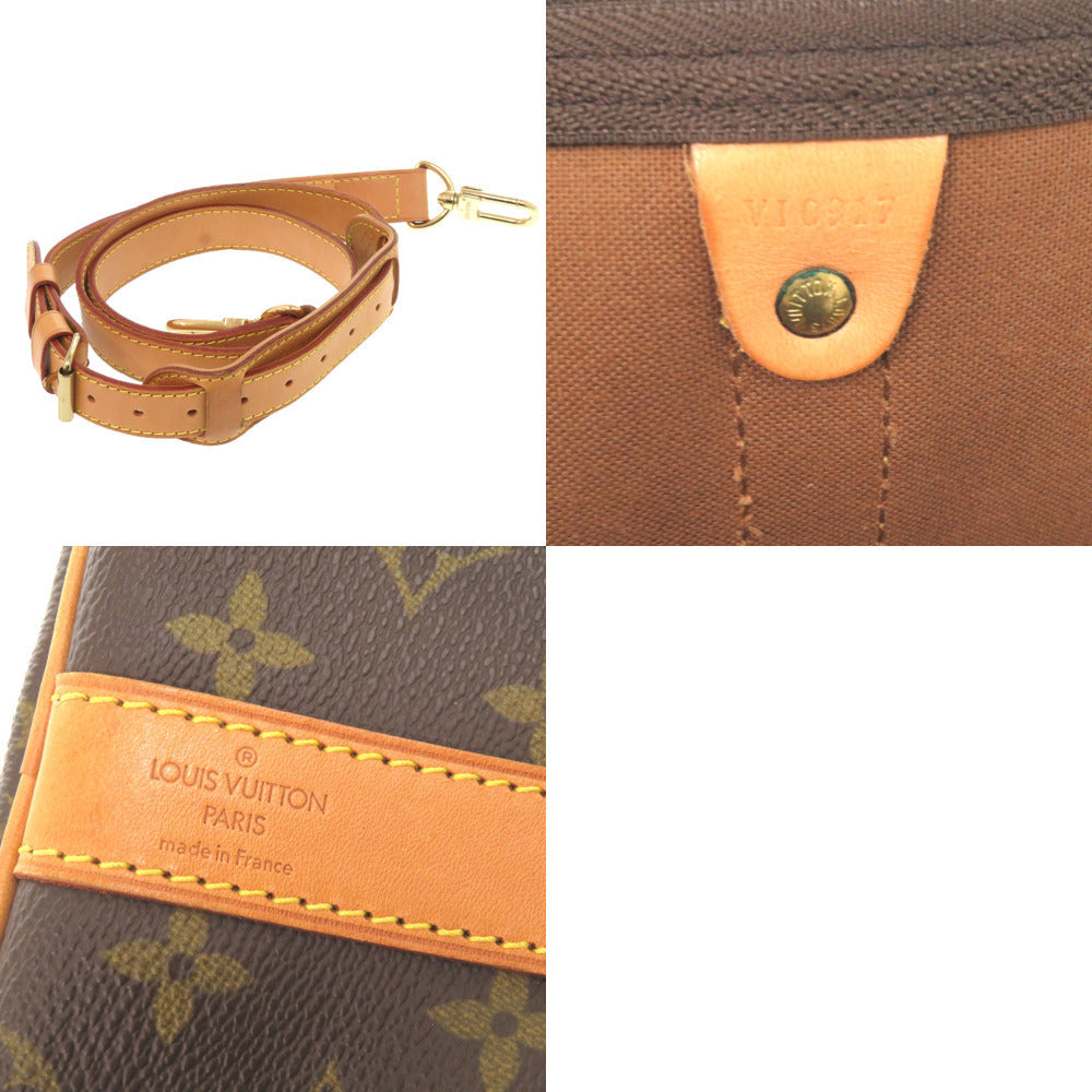 LOUIS VUITTON Boston Duffel bag M41414 Monogram canvas Brown Monogram Keepall bandouliere55