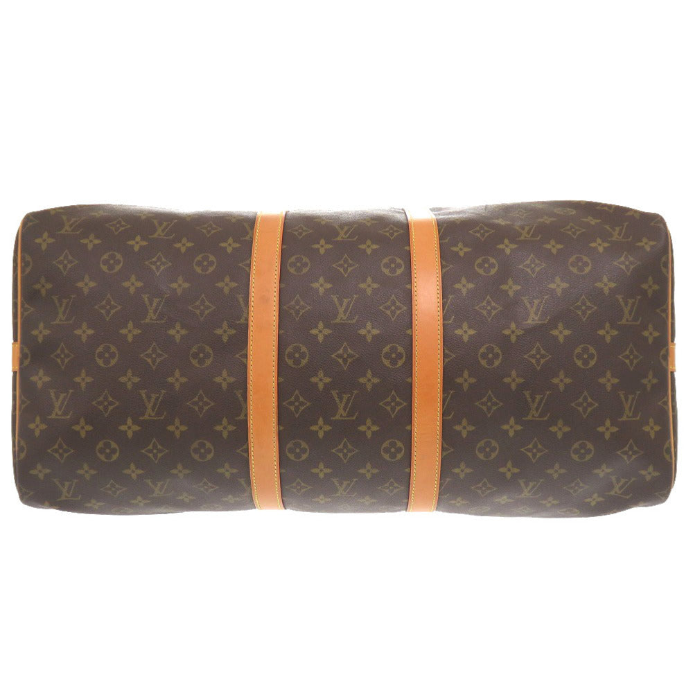 LOUIS VUITTON Boston Duffel bag M41414 Monogram canvas Brown Monogram Keepall bandouliere55