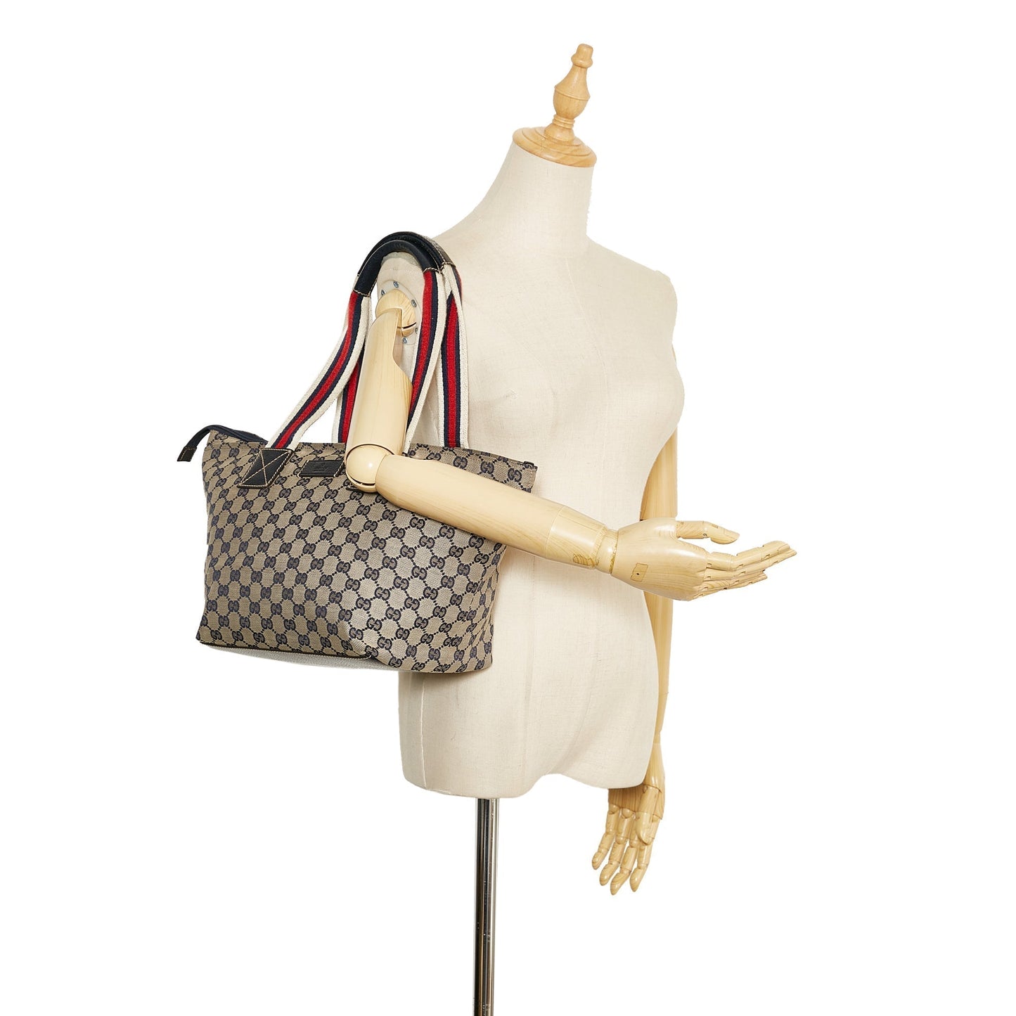 Gucci GG Canvas Web Handbag