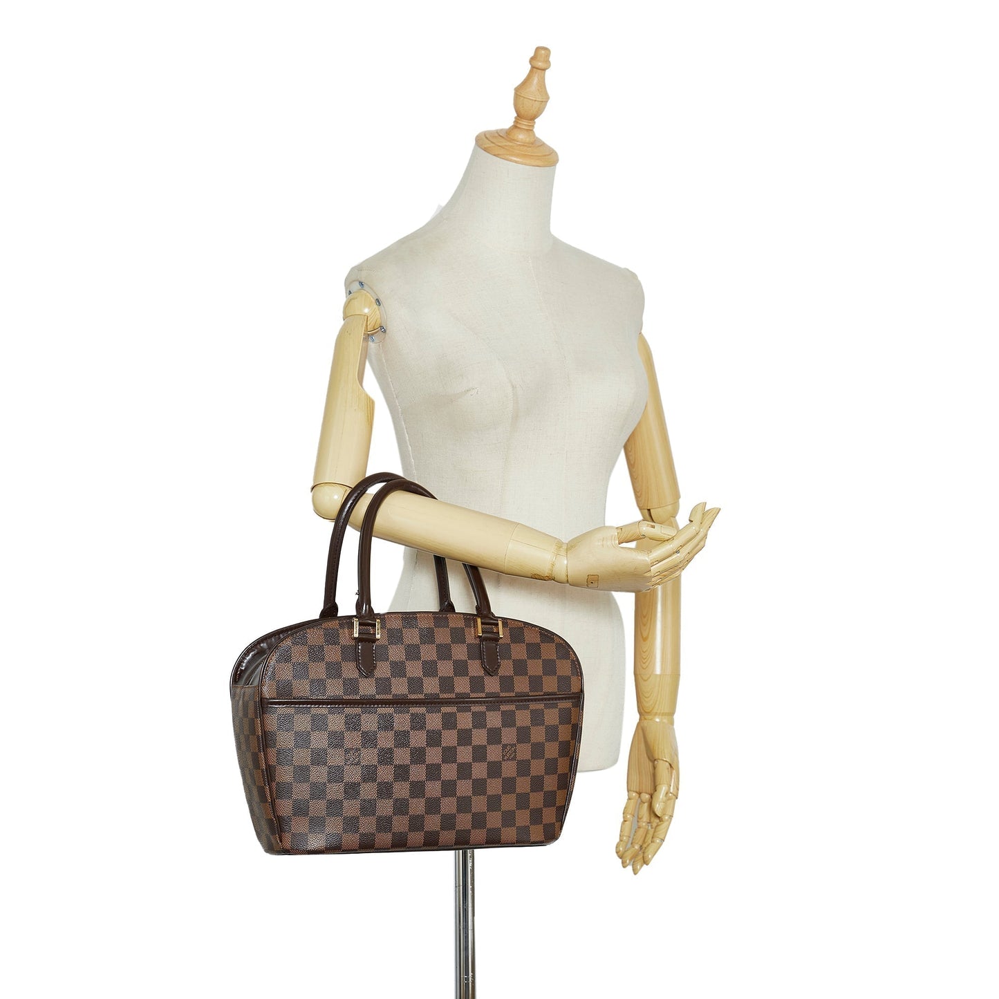 LOUIS VUITTON Damier Ebene Sarria Horizontal Handbag
