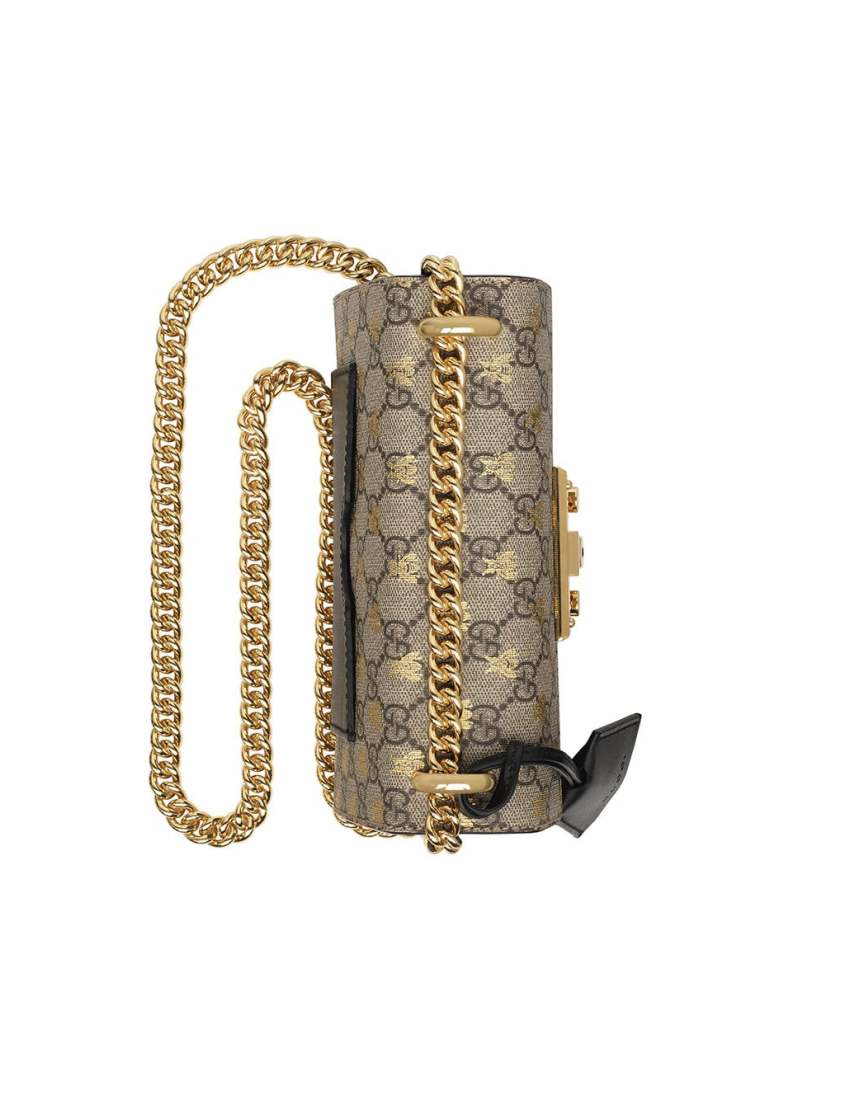 Gucci Padlock Series Small GG Honey Bee Shoulder Bag