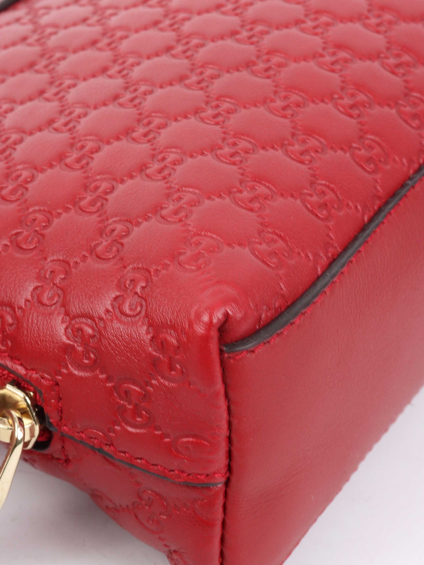 Gucci Red Cosmetic Pouch.