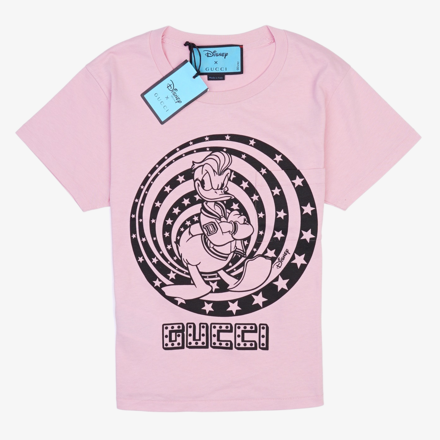 Gucci x Disney Womens Donald Duck T-Shirt Pink XXS