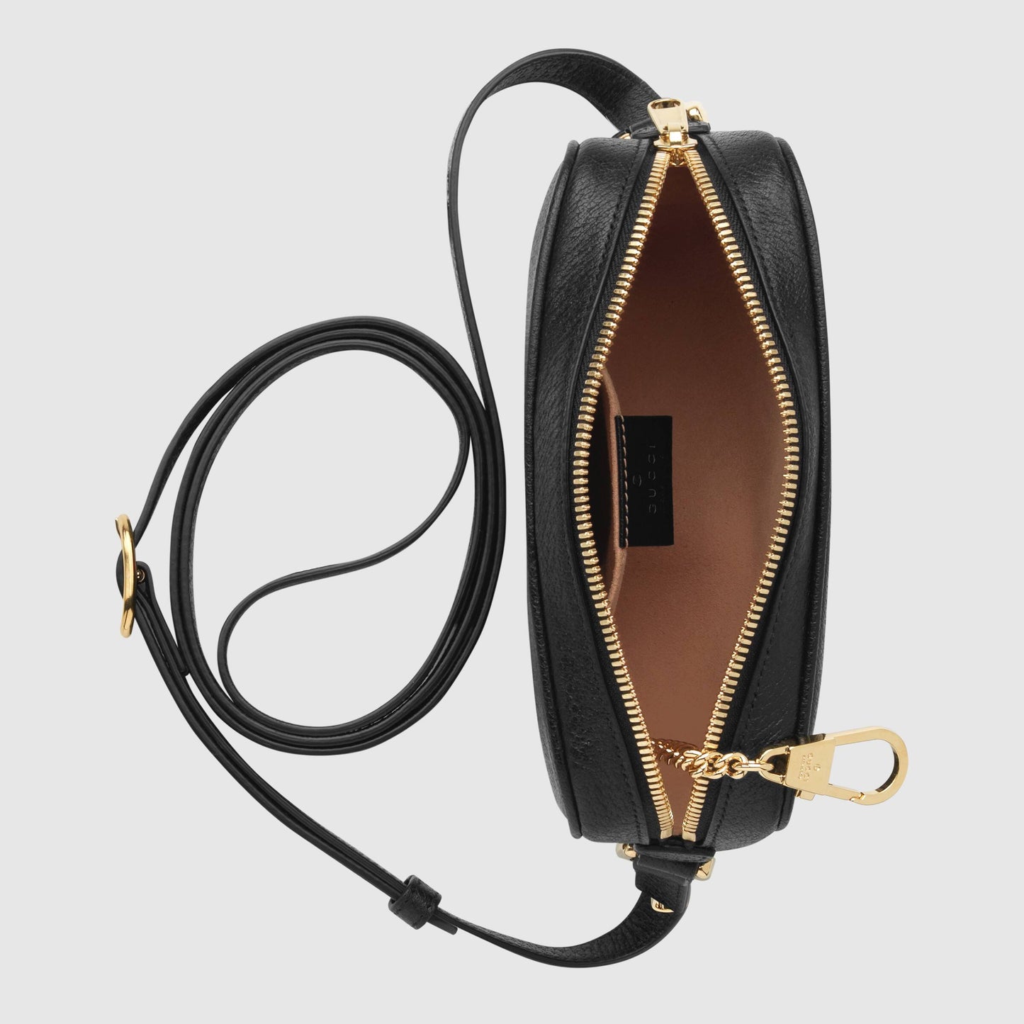 Gucci Ophidia Burgundy Leather Small Belt Bag