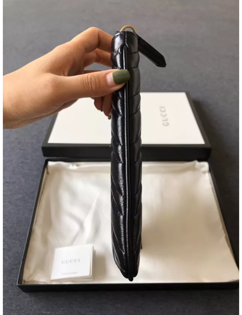 Gucci GG Marmont Quilted Clutch Bag