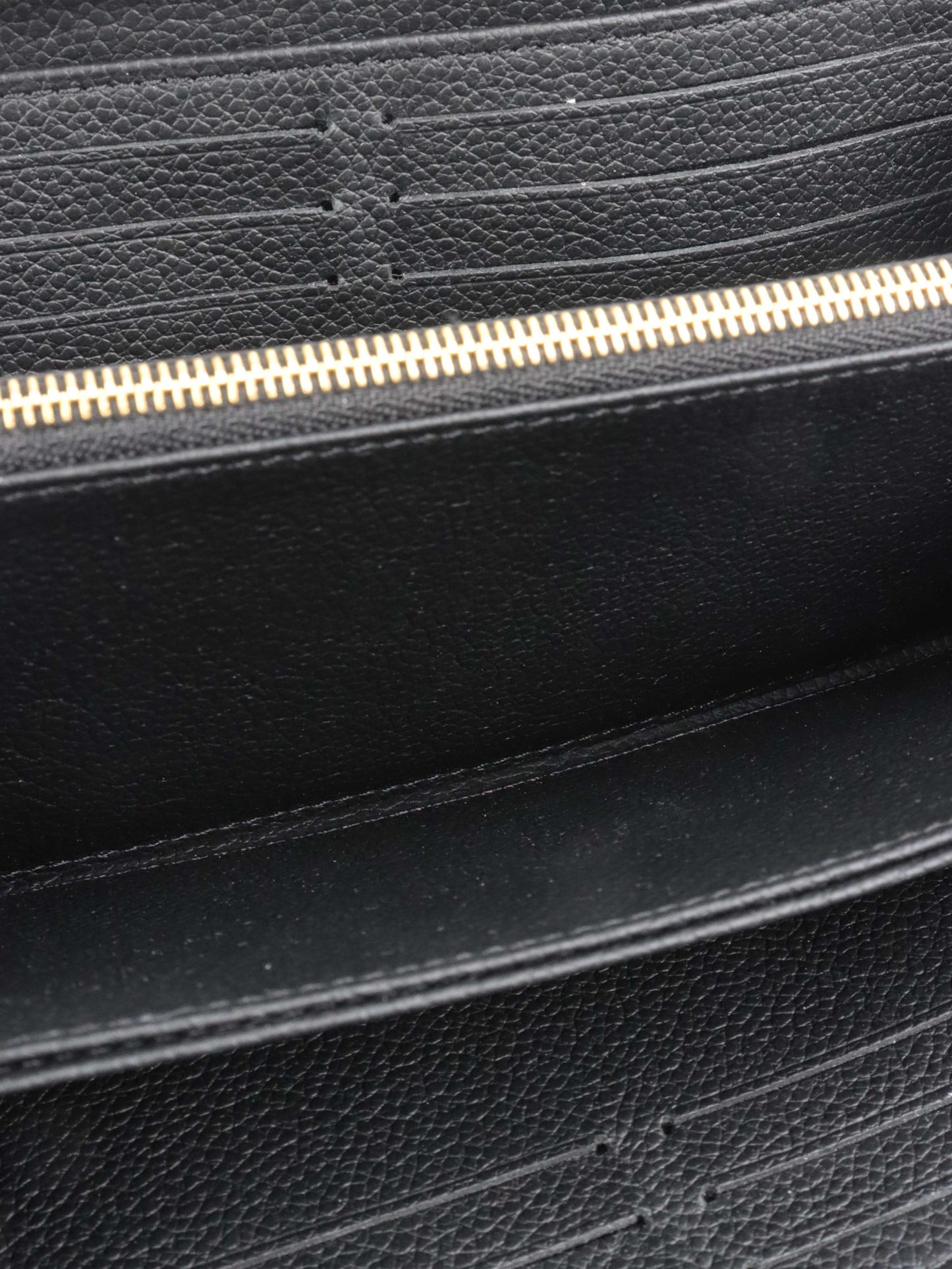 Louis Vuitton Black Empriente Leather Wallet.