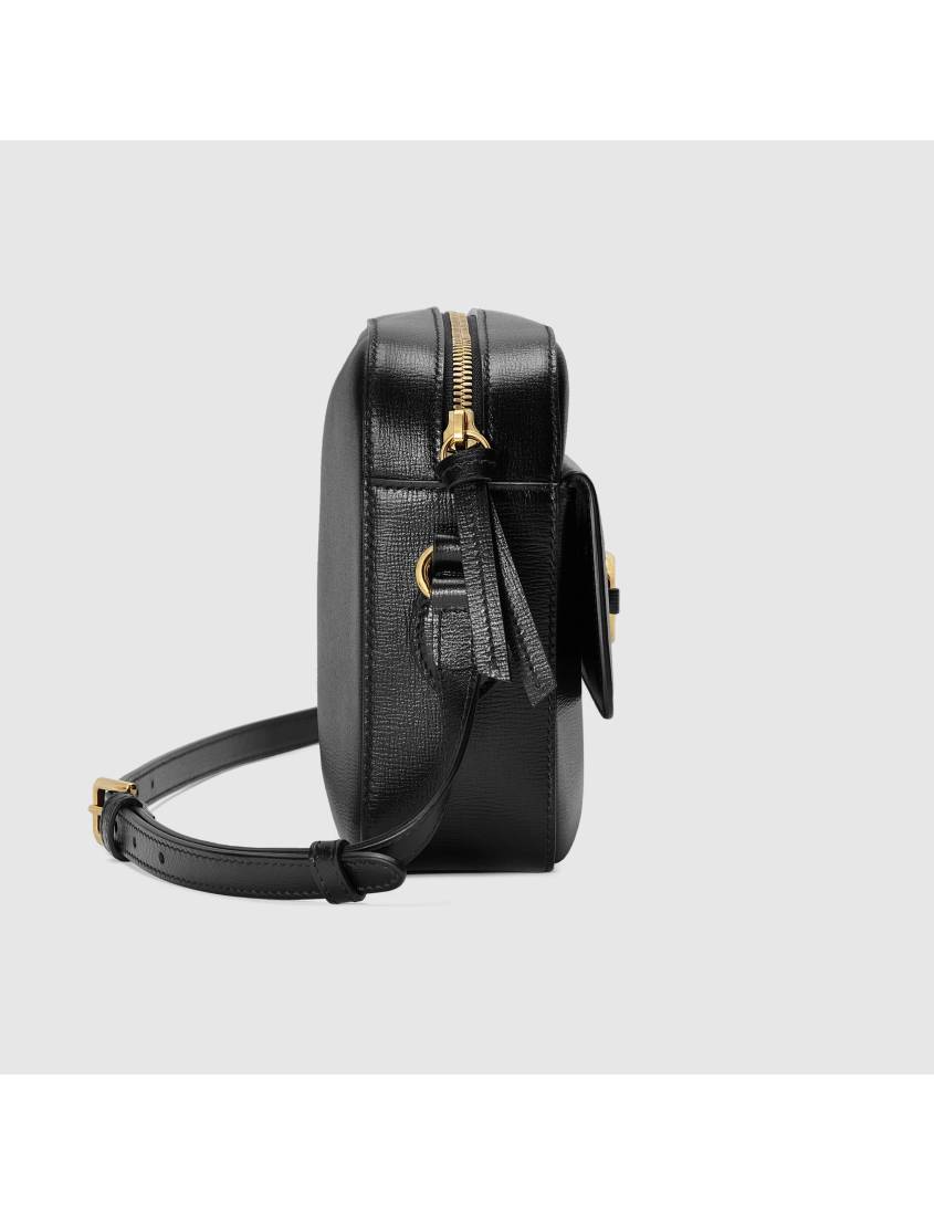 Gucci Black Horsebit 1955 Series Small Shoulder Bag