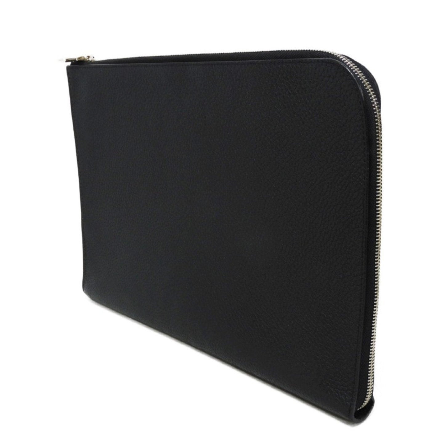 Louis Vuitton  Noir Leather Clutch Bag Pochette