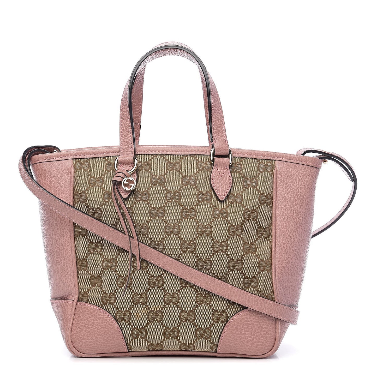 Gucci GG Canvas Small Bree Tote in Soft Pink