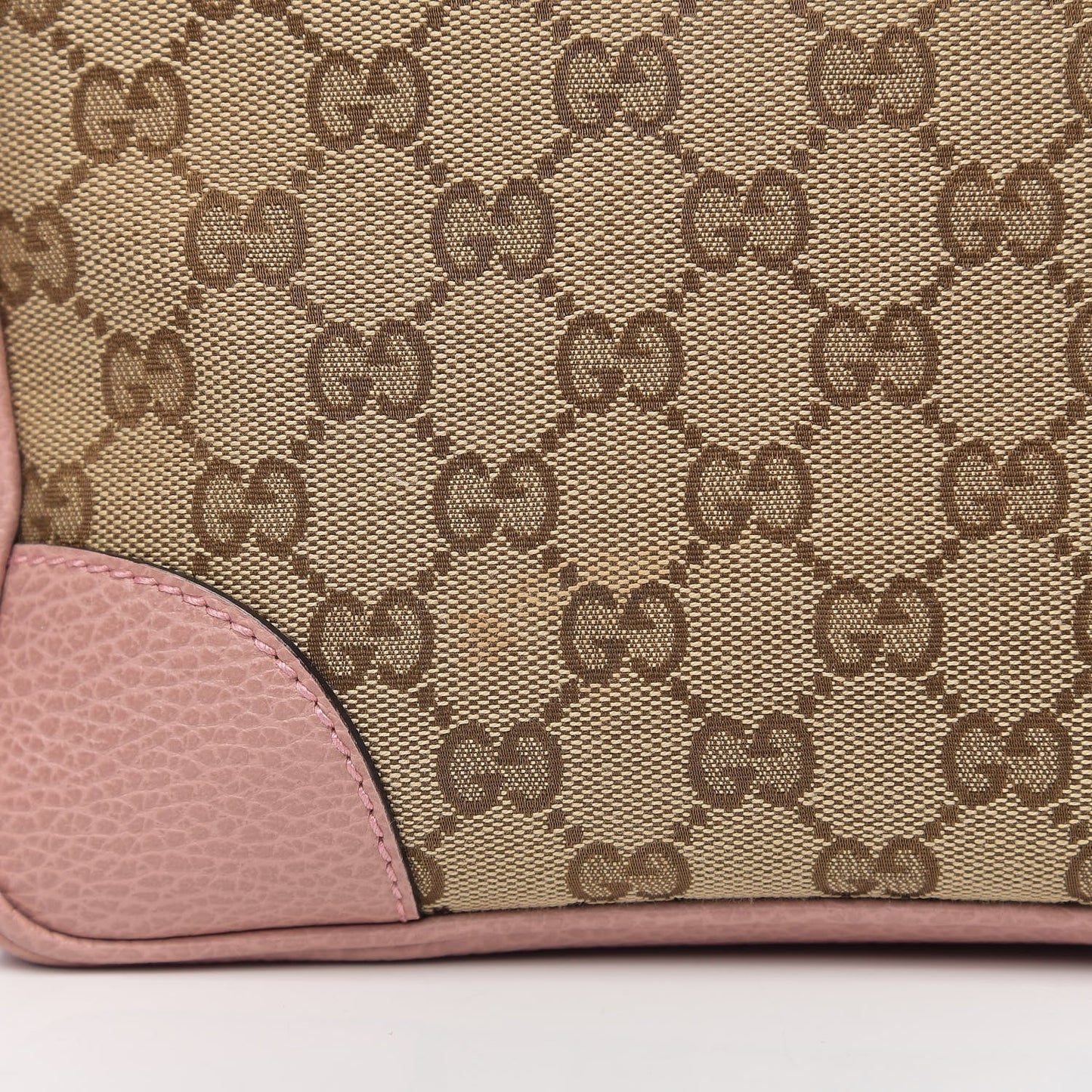 Gucci GG Canvas Small Bree Tote in Soft Pink