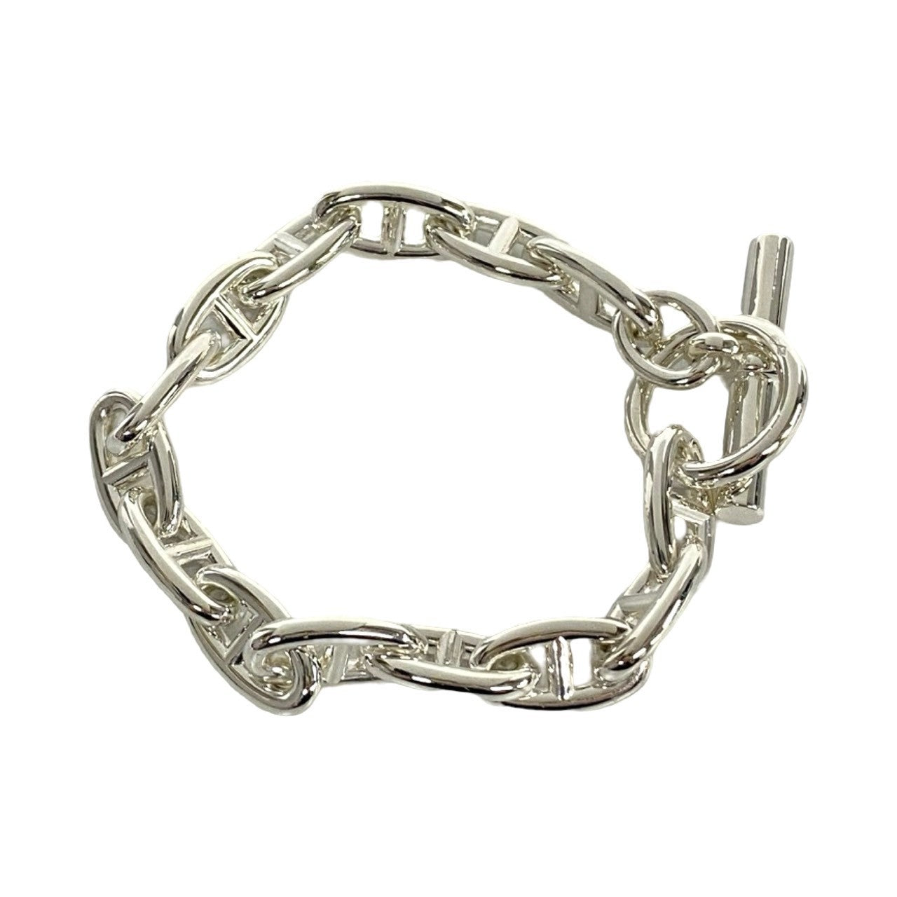HERMES bracelet Silver925 Silver Chene Dunkle GM 14 frames
