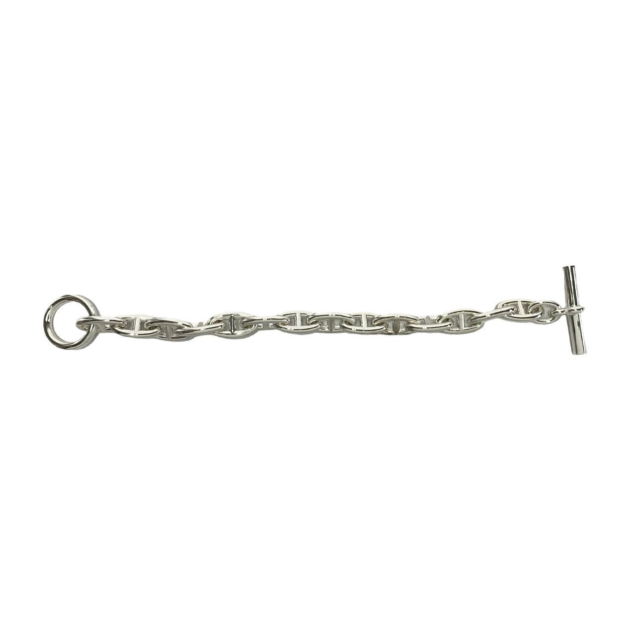 HERMES bracelet Silver925 Silver Chene Dunkle GM 14 frames