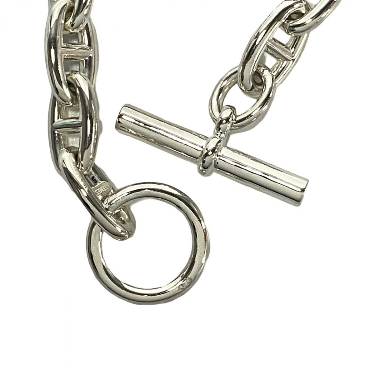 HERMES bracelet Silver925 Silver Chene Dunkle GM 14 frames