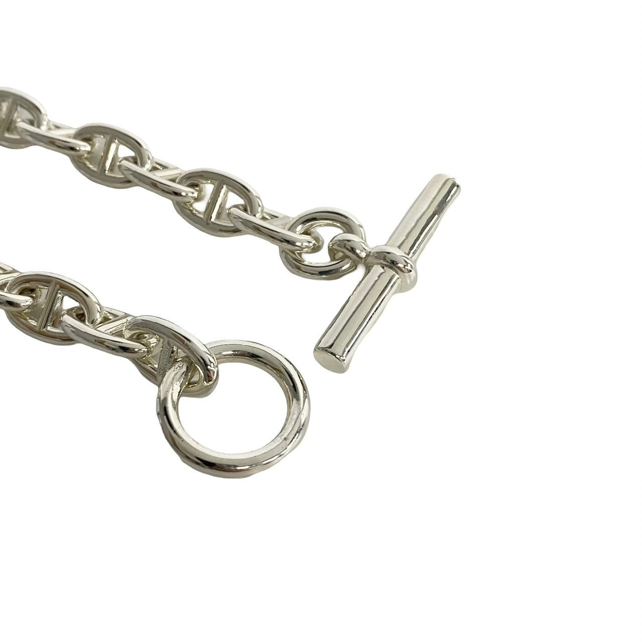 HERMES bracelet Silver925 Silver Chene Dunkle MM 17 frames