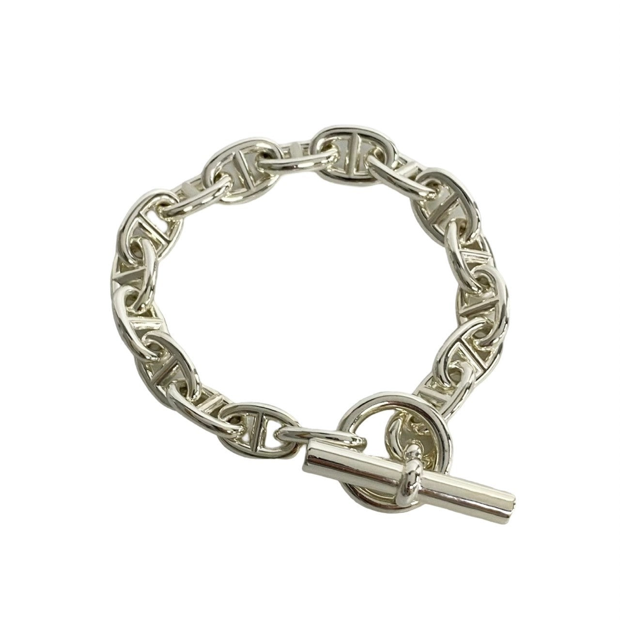 HERMES bracelet Silver925 Silver Chene Dunkle MM 17 frames