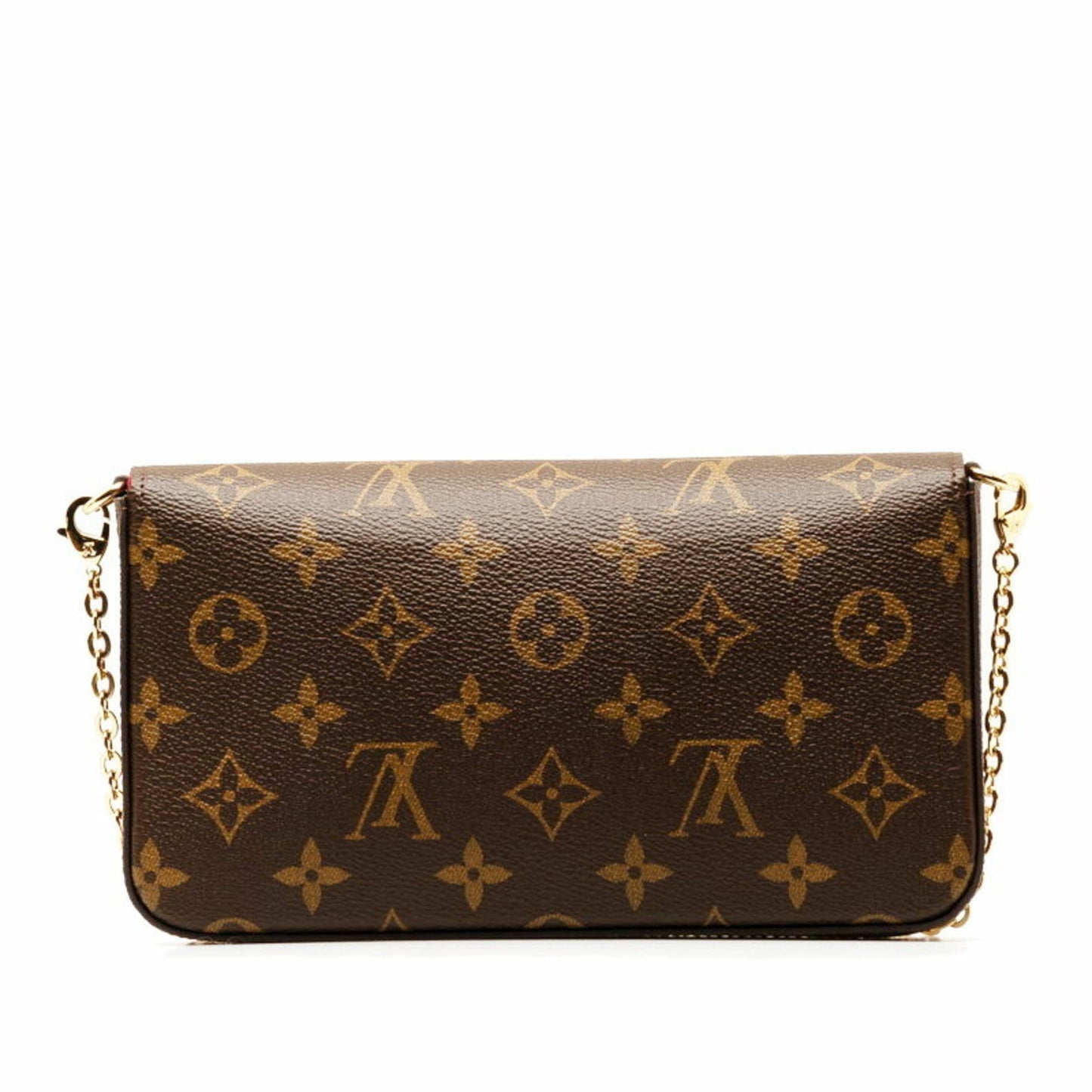 Louis Vuitton  pink Pvc Leather Pouch Shoulder Bag