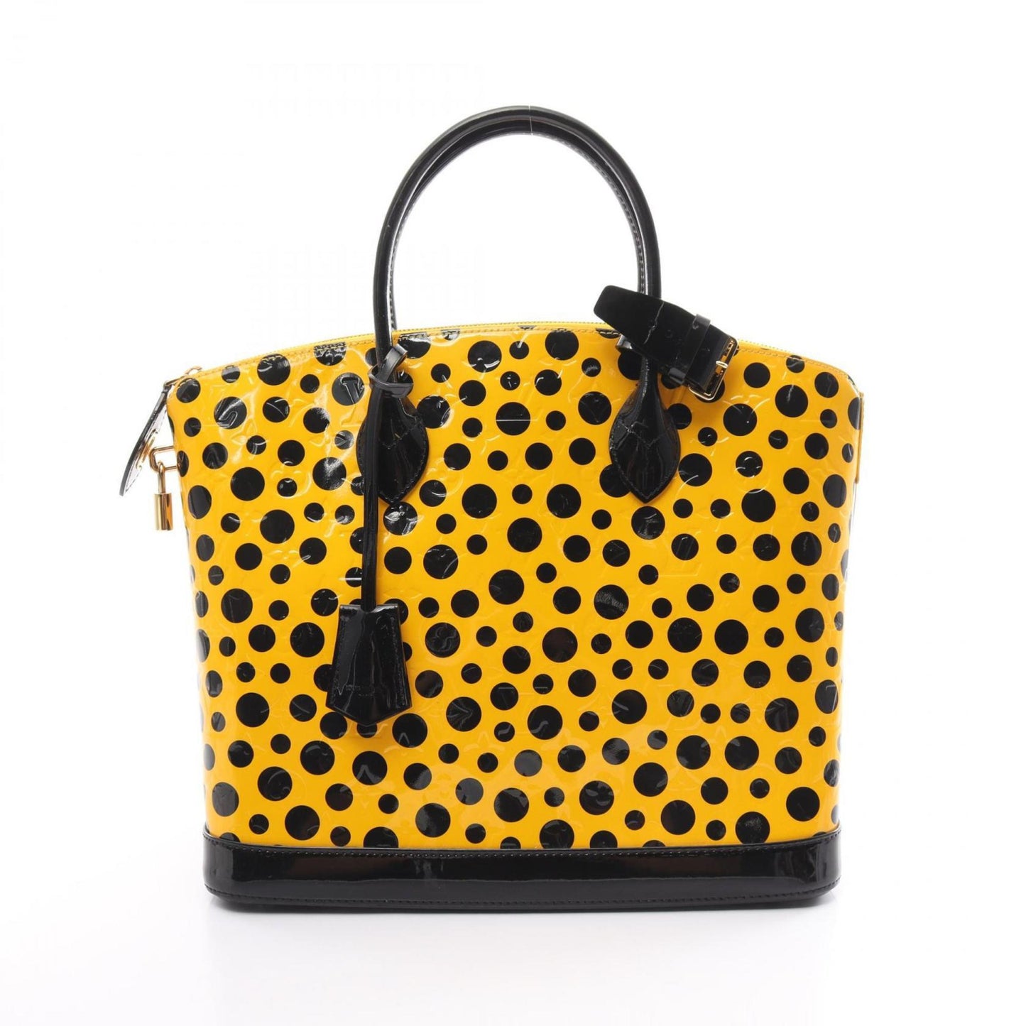Louis Vuitton  yellow Monogram Vernis Handbag