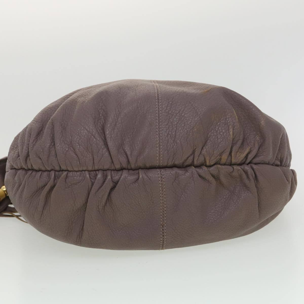 Gucci supple mocha brown leather XL hobo style shoulder bag
