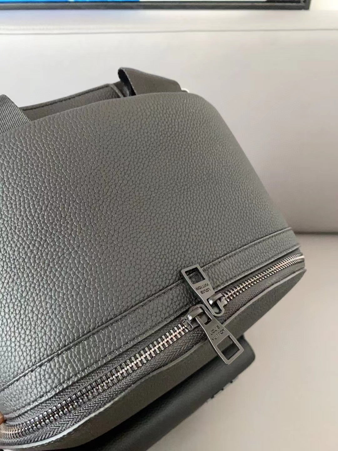 Louis Vuitton Black Aerogram Takeoff Backpack