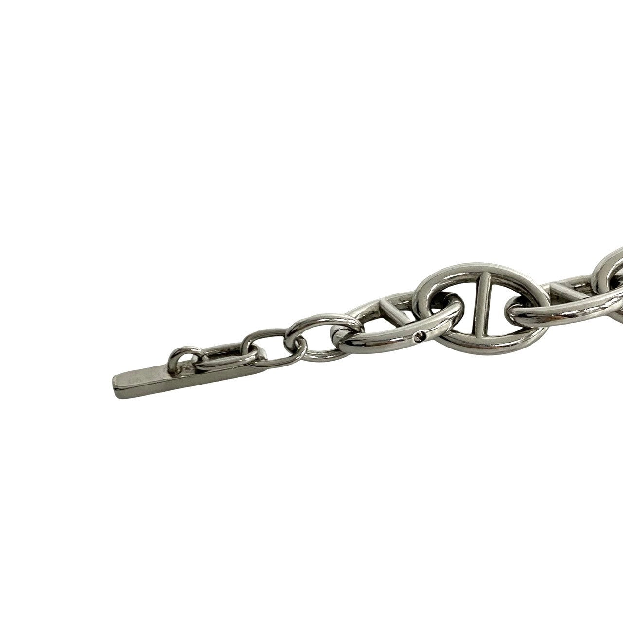 GUCCI bracelet metal Silver GG motif Anchor Chain Bracelet Women(Unisex) Used