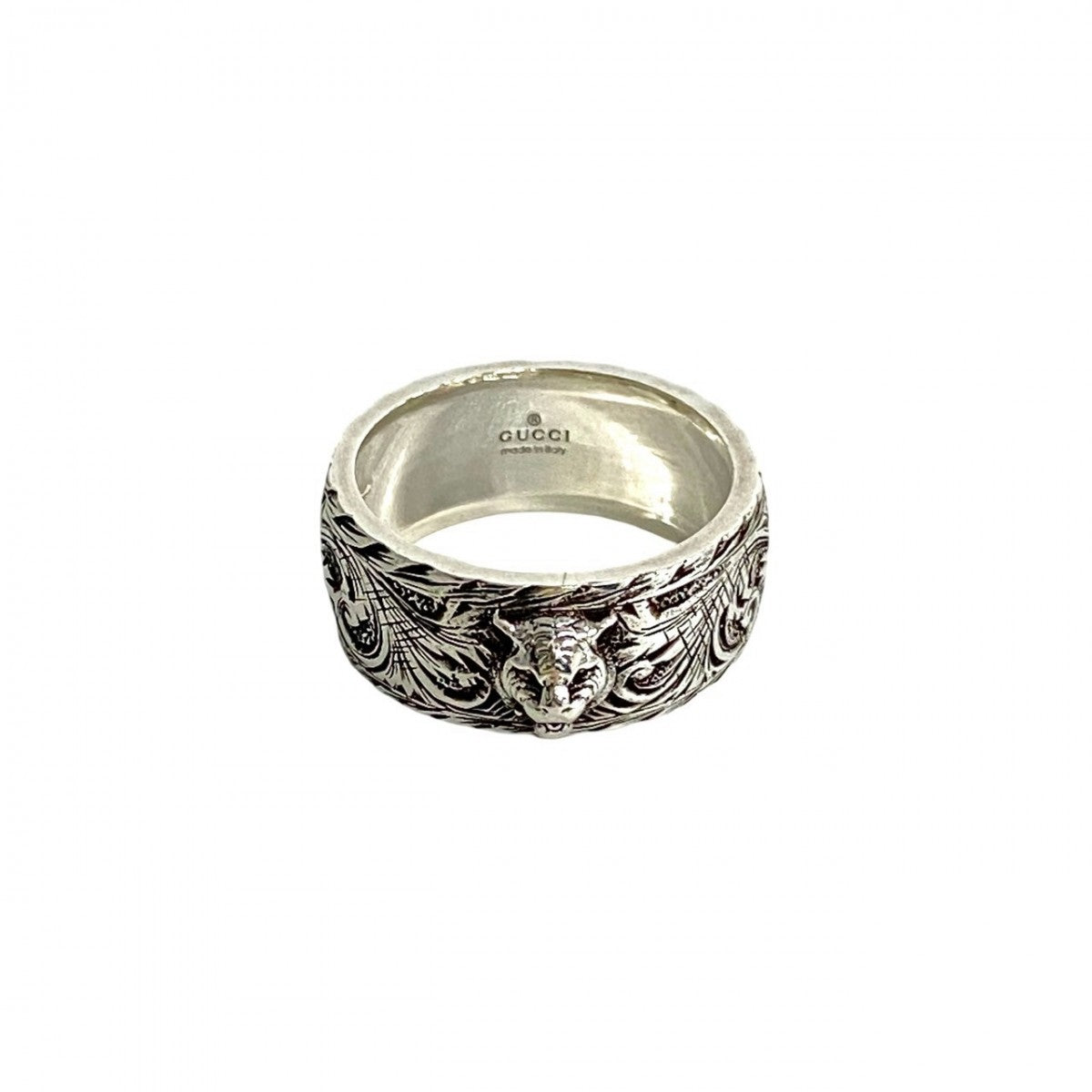 GUCCI Ring Silver925 Silver Taiga head 23