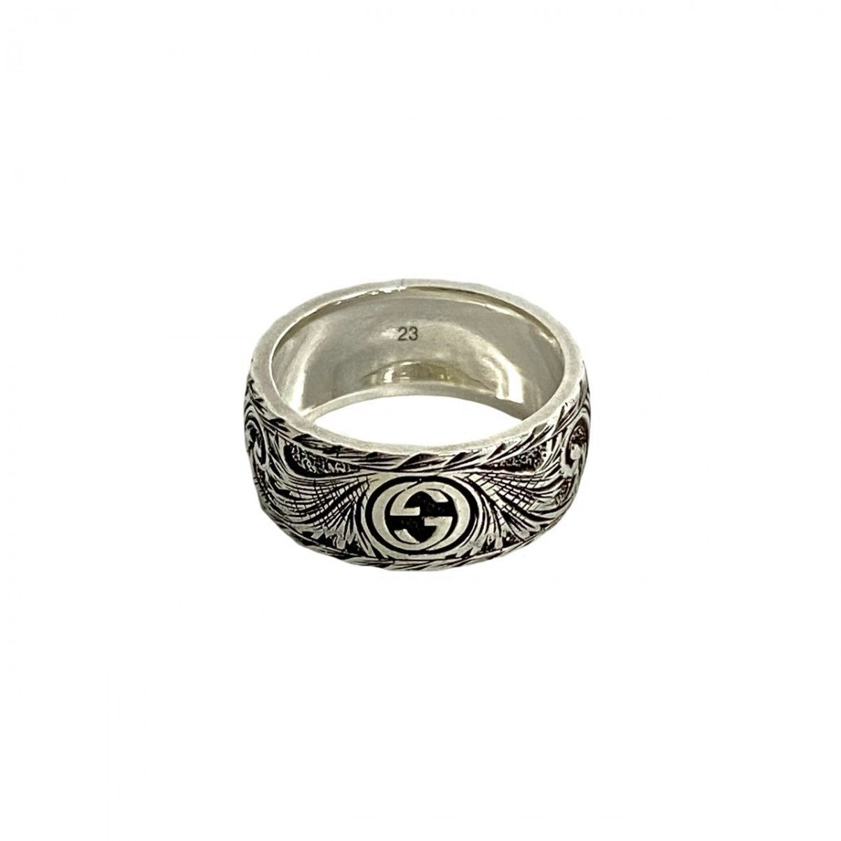 GUCCI Ring Silver925 Silver Taiga head 23