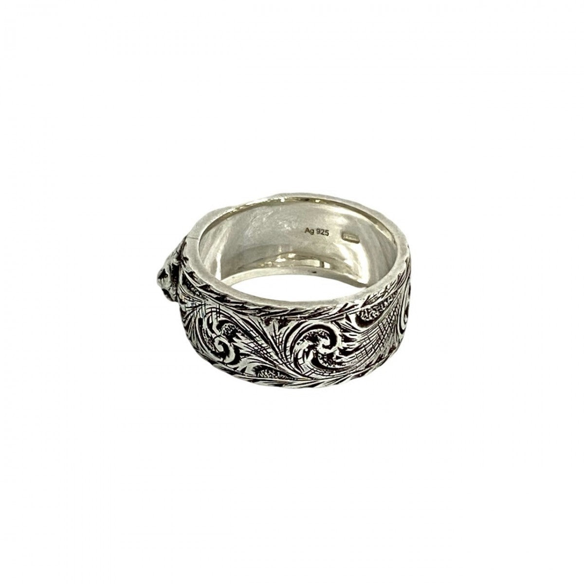 GUCCI Ring Silver925 Silver Taiga head 23