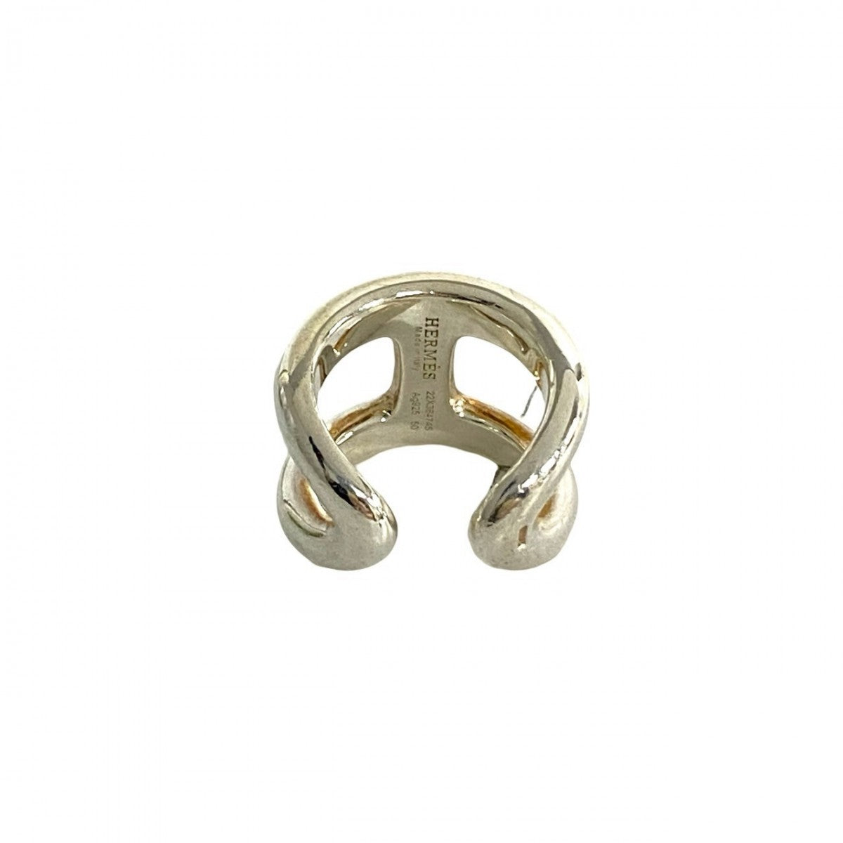 HERMES Ring Silver925 Silver Osmoz GM 50