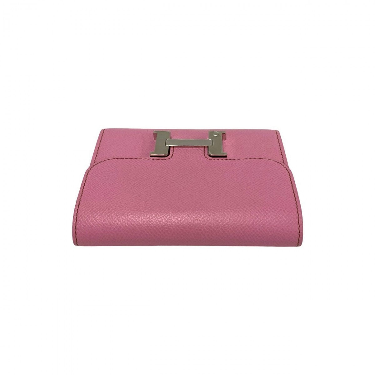 HERMES Bifold Wallet Epsom pink Constance Compact