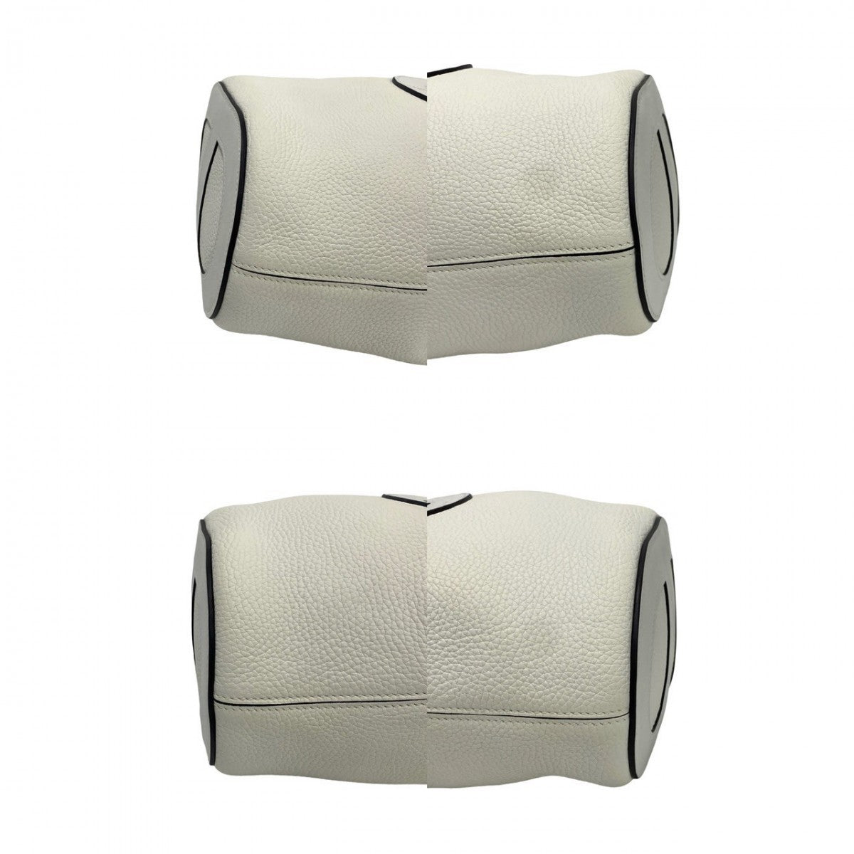 HERMES Handbag Taurillon Clemence white in the loop 18
