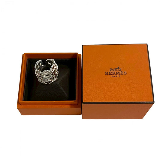 HERMES Ring H109506B Silver925 Silver Anchane Ring GM 53